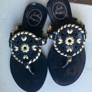 Little girls/ Toddler navy Jack Rogers sandals